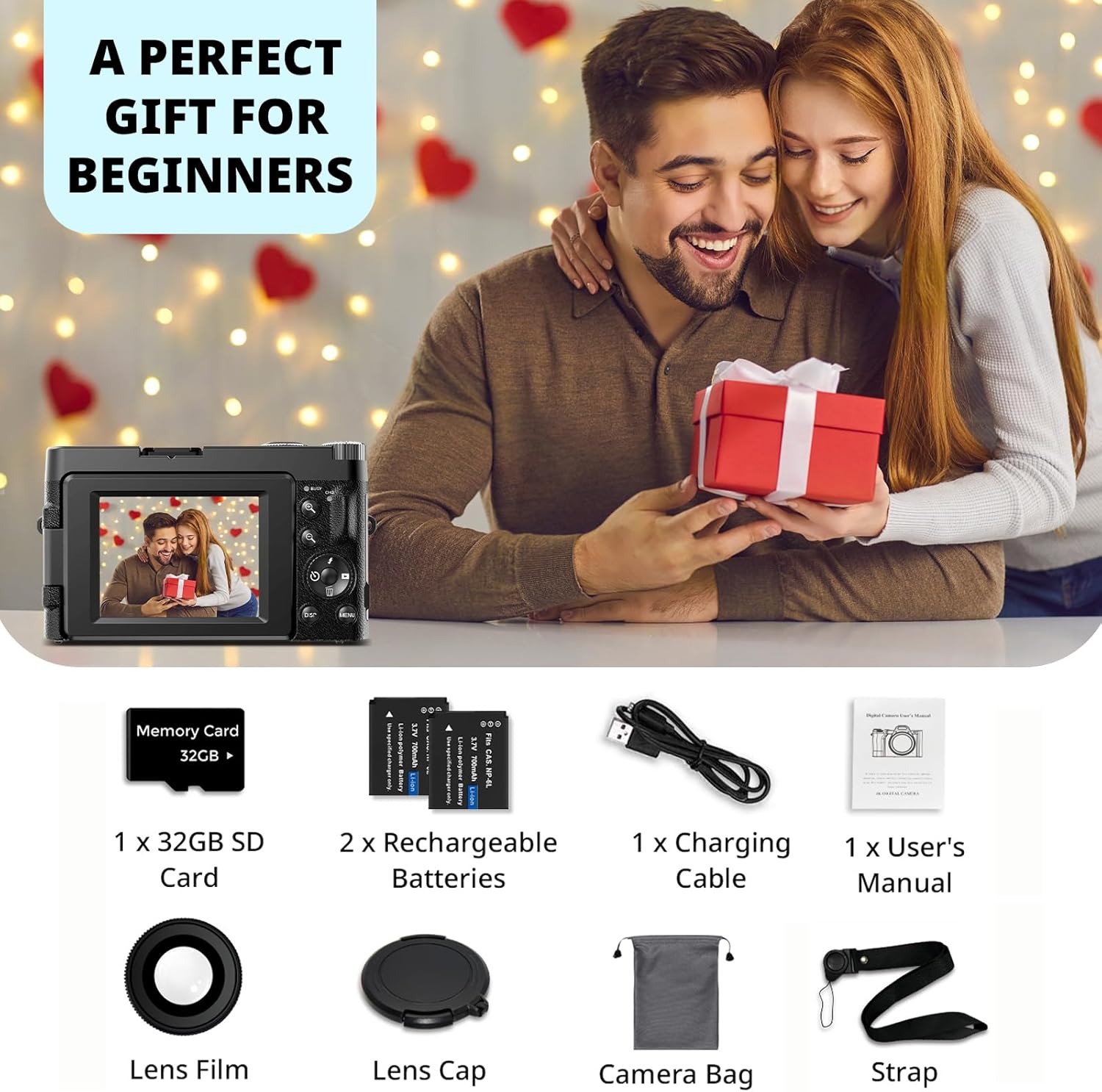 4K Digital Camera for Photography Autofocus, 2026 Latest 48MP