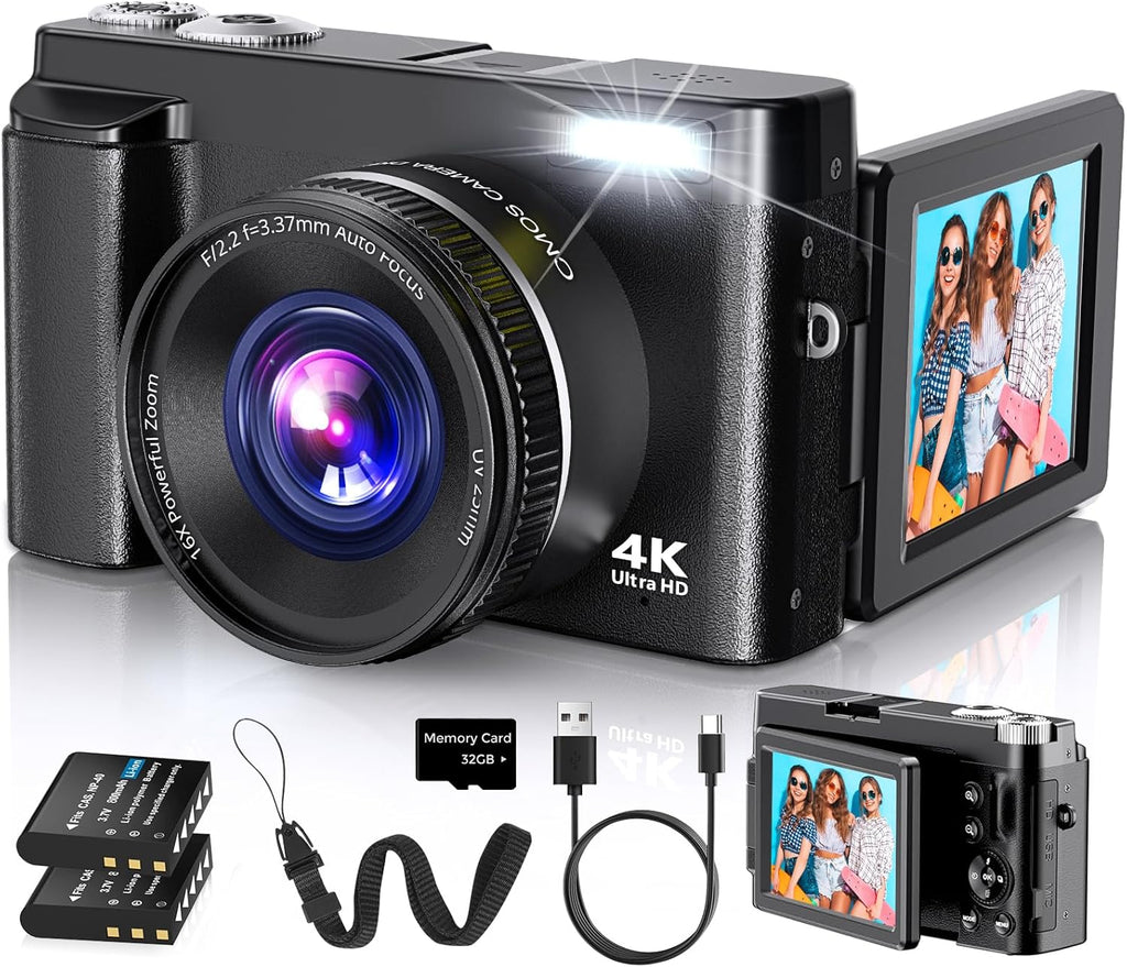 4K Digital Camera for Photography Autofocus, 2026 Latest 48MP